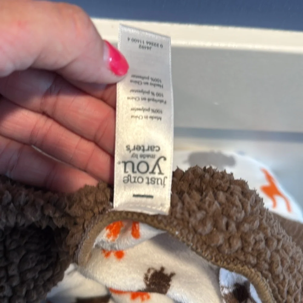Dinosaur Print Baby Blanket